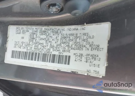 2004 Toyota Sienna Le z USA, uszkodzony, nr VIN 5TDZA23C34S143064